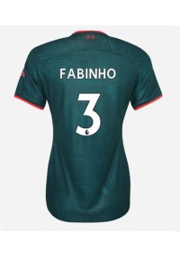 Liverpool Fabinho #3 Voetbaltruitje 3e tenue Dames 2022-23 Korte Mouw
